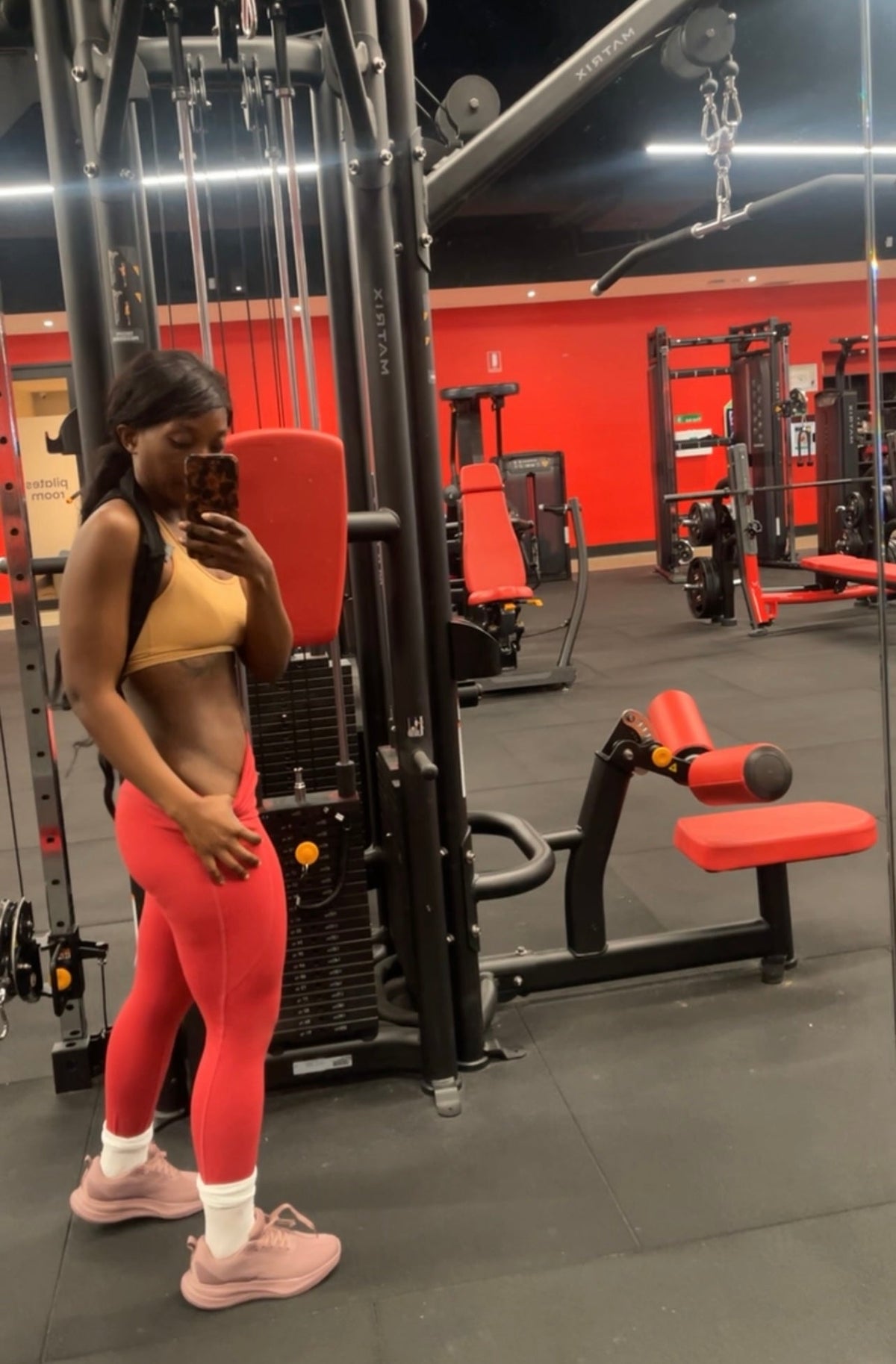 Woman following a 30-day waist training plan wearing a SlimbyRfit waist trainer for core support and posture improvement